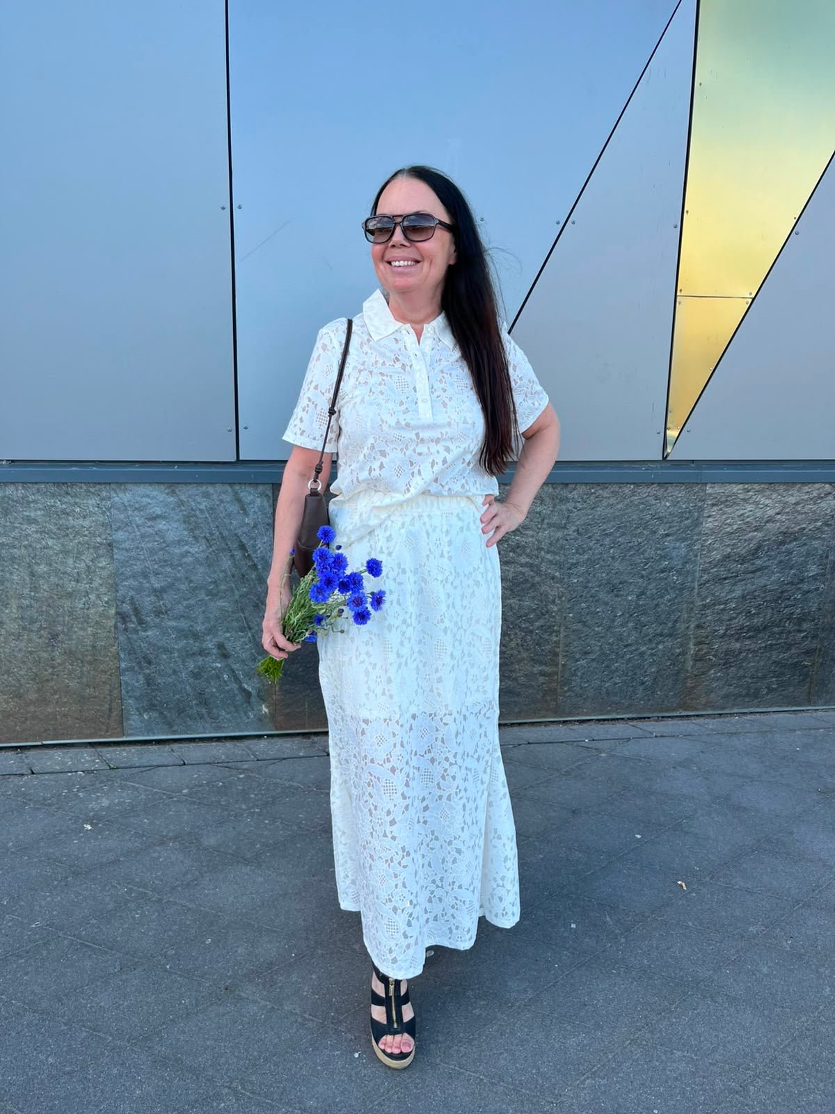 OBJBIANCA Polo-Shirt - White Sand - VERO MODA & VILA Bergvik